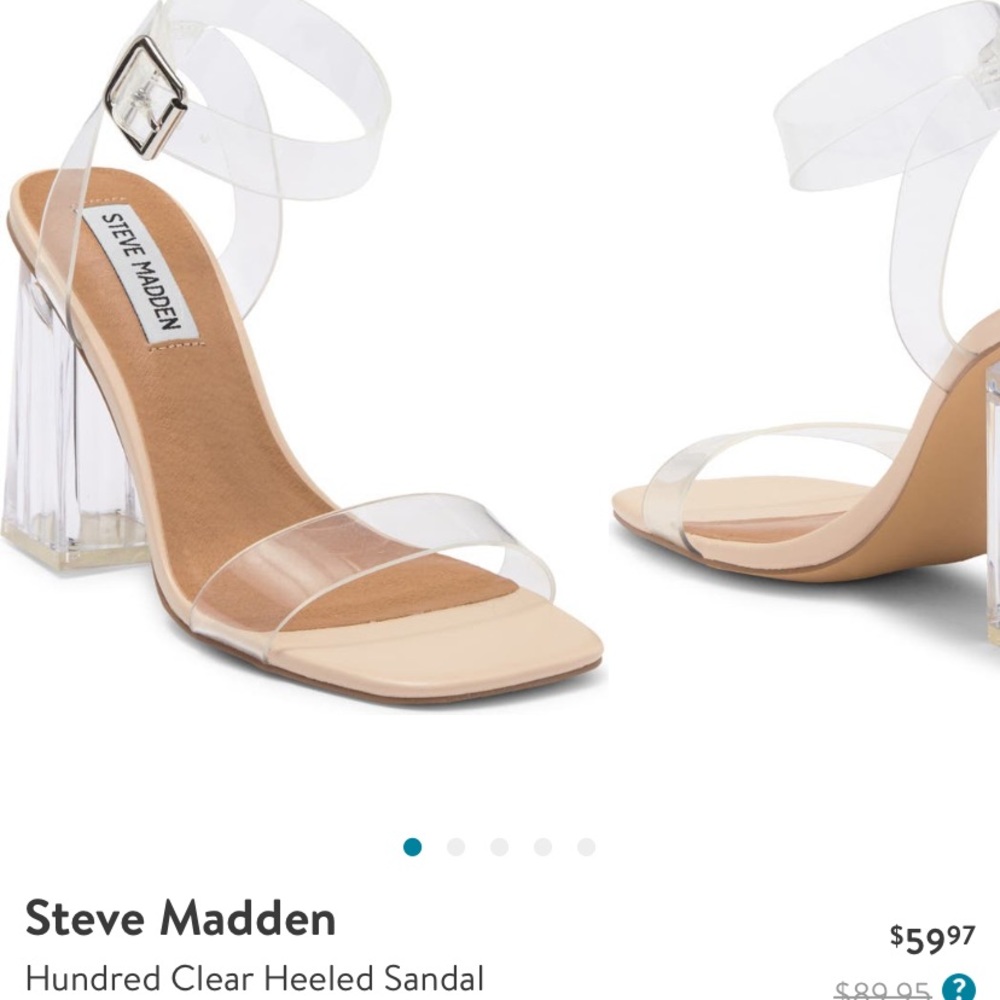 NEW WITH TAGS Steve Madden Block Heel Sandal